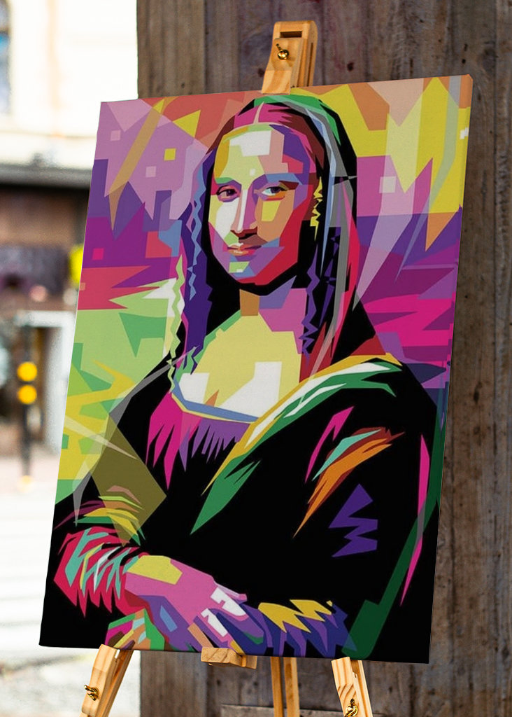 Mona WPAP Pop Art