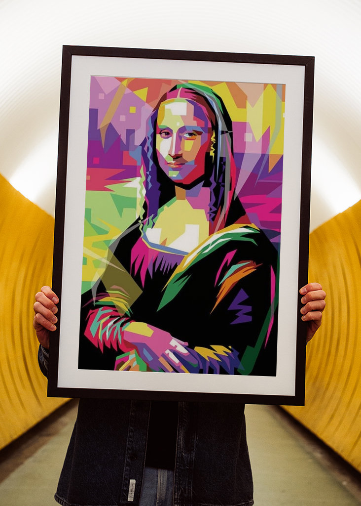 Mona WPAP Pop Art