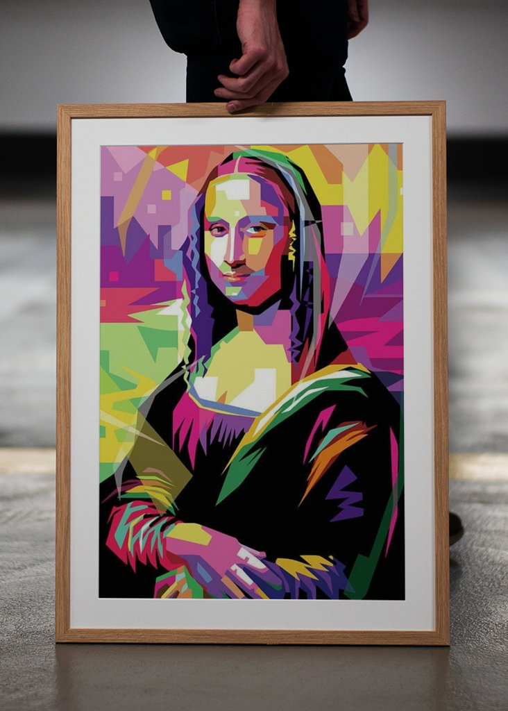 Mona WPAP Pop Art