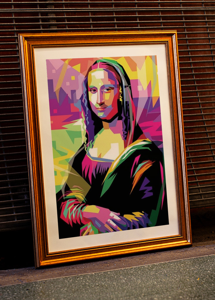 Mona WPAP Pop Art