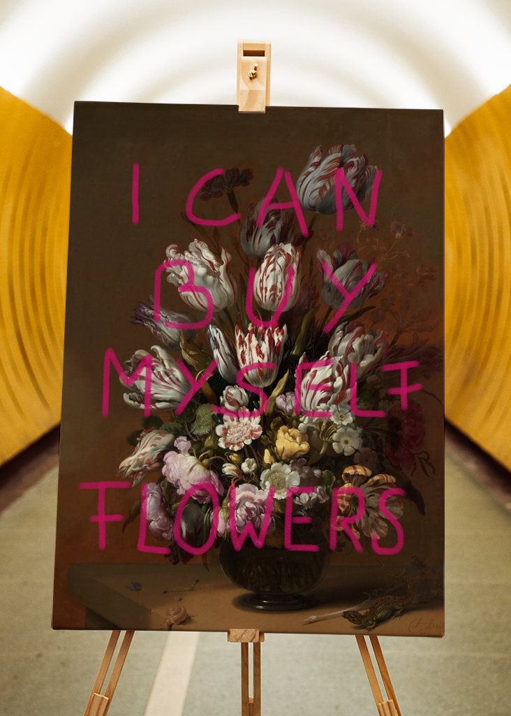 Eu posso comprar flores para mim mesmo 