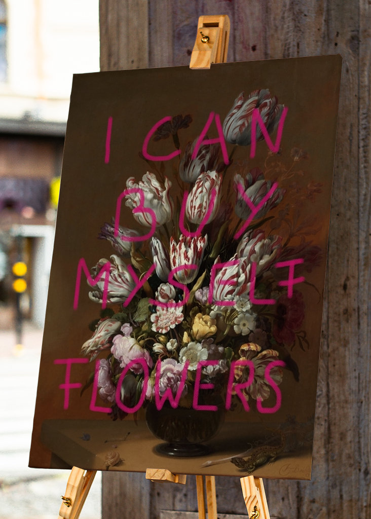 Eu posso comprar flores para mim mesmo 