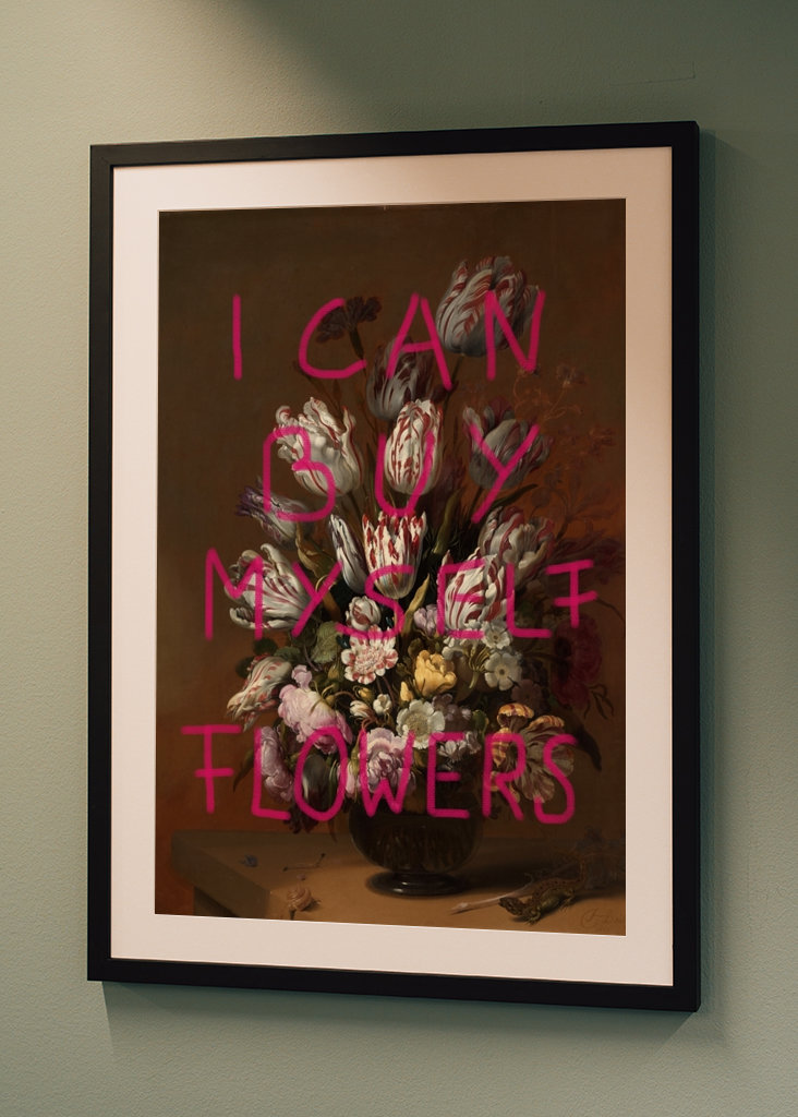 Eu posso comprar flores para mim mesmo 