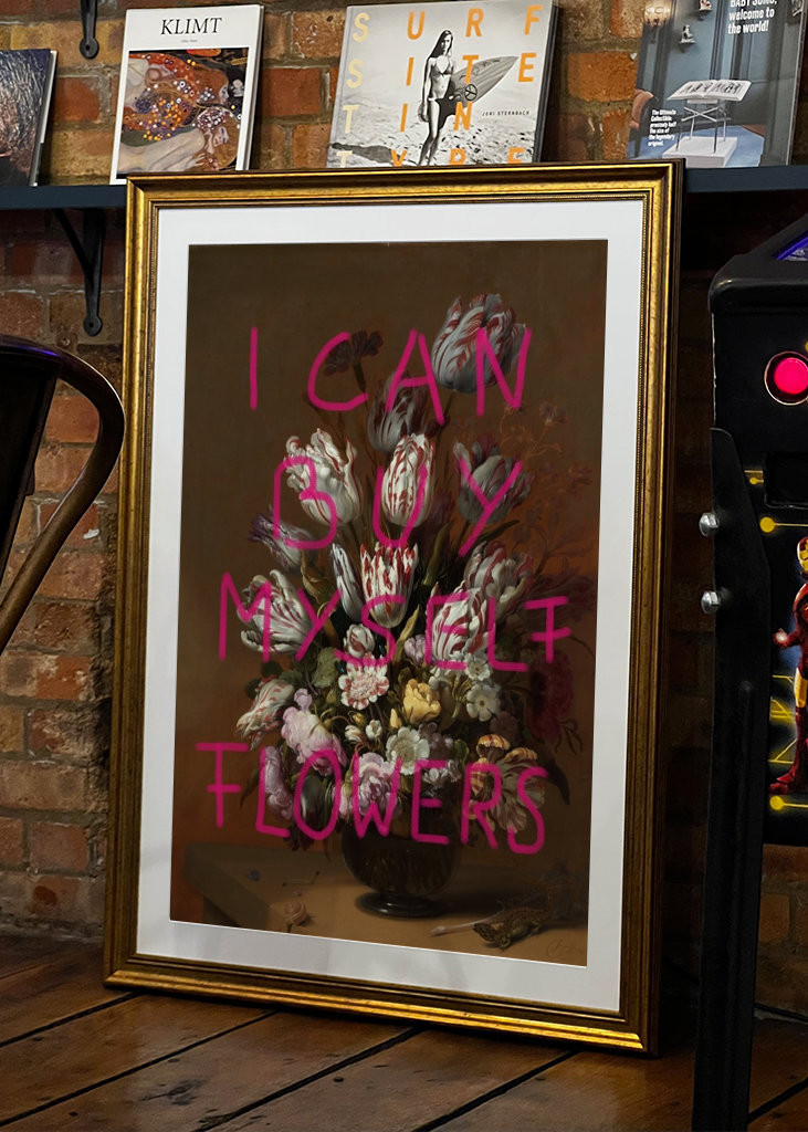 Eu posso comprar flores para mim mesmo 