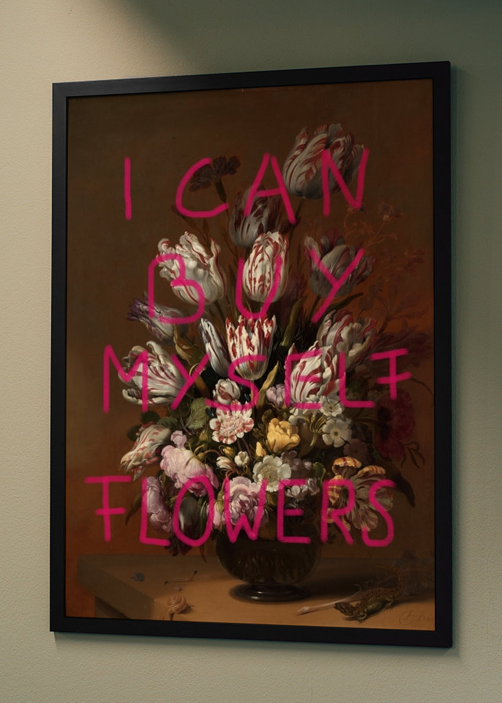 Eu posso comprar flores para mim mesmo 