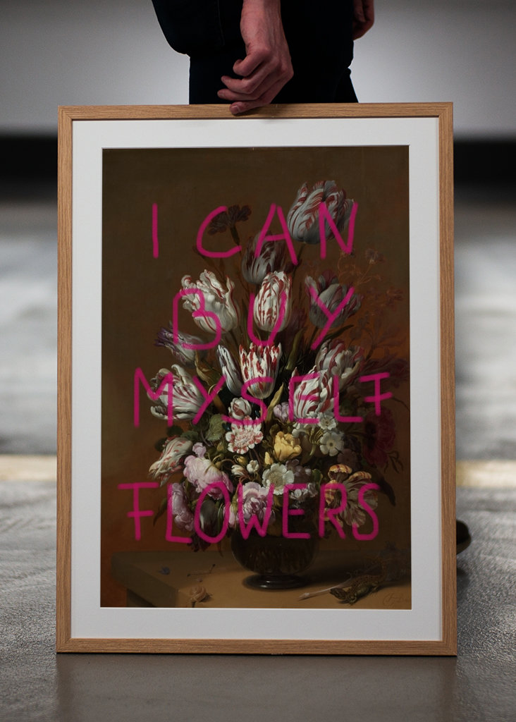 Eu posso comprar flores para mim mesmo 