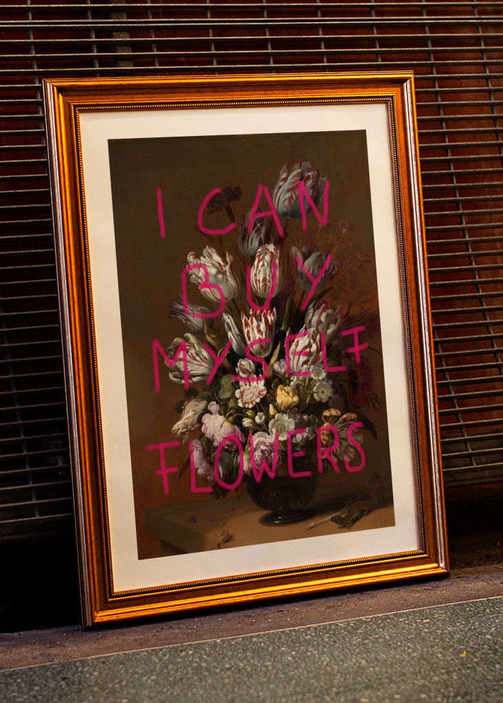 Eu posso comprar flores para mim mesmo 