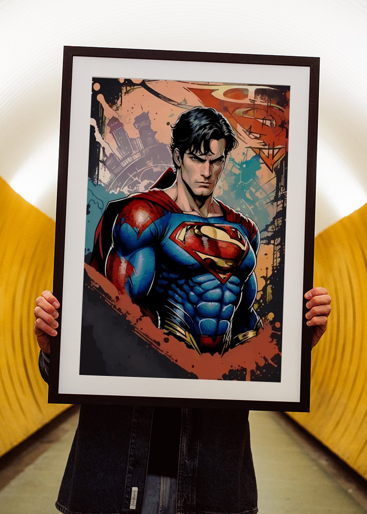 Superman-Aquarell