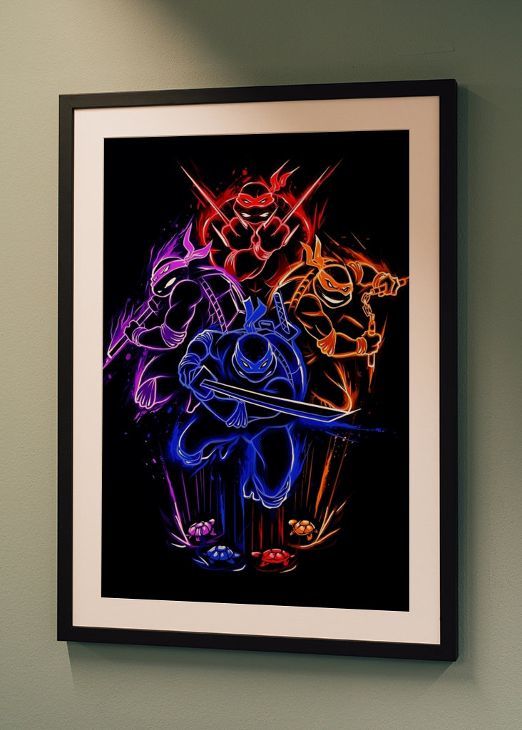 Leo, Raph, Donnie, Mikey - TMNT