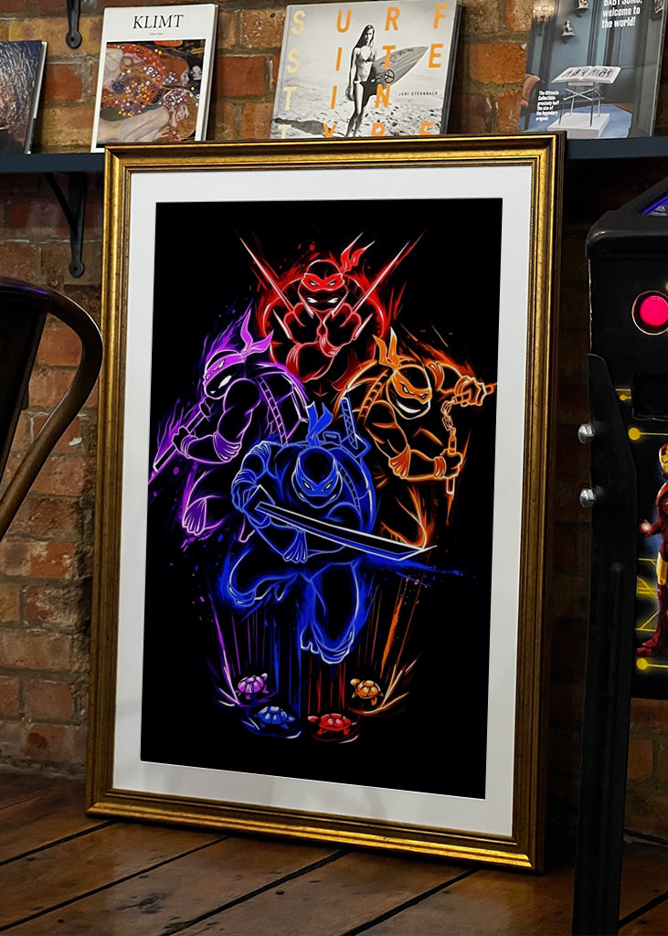 Leo, Raph, Donnie, Mikey - TMNT