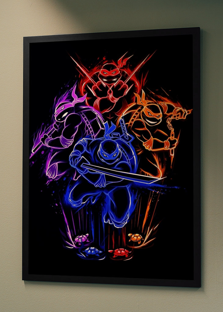 Leo, Raph, Donnie, Mikey - TMNT