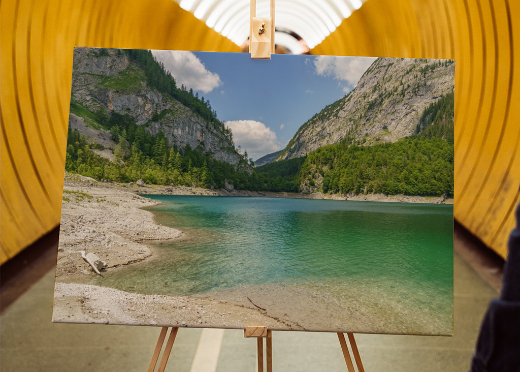lake in the mountains