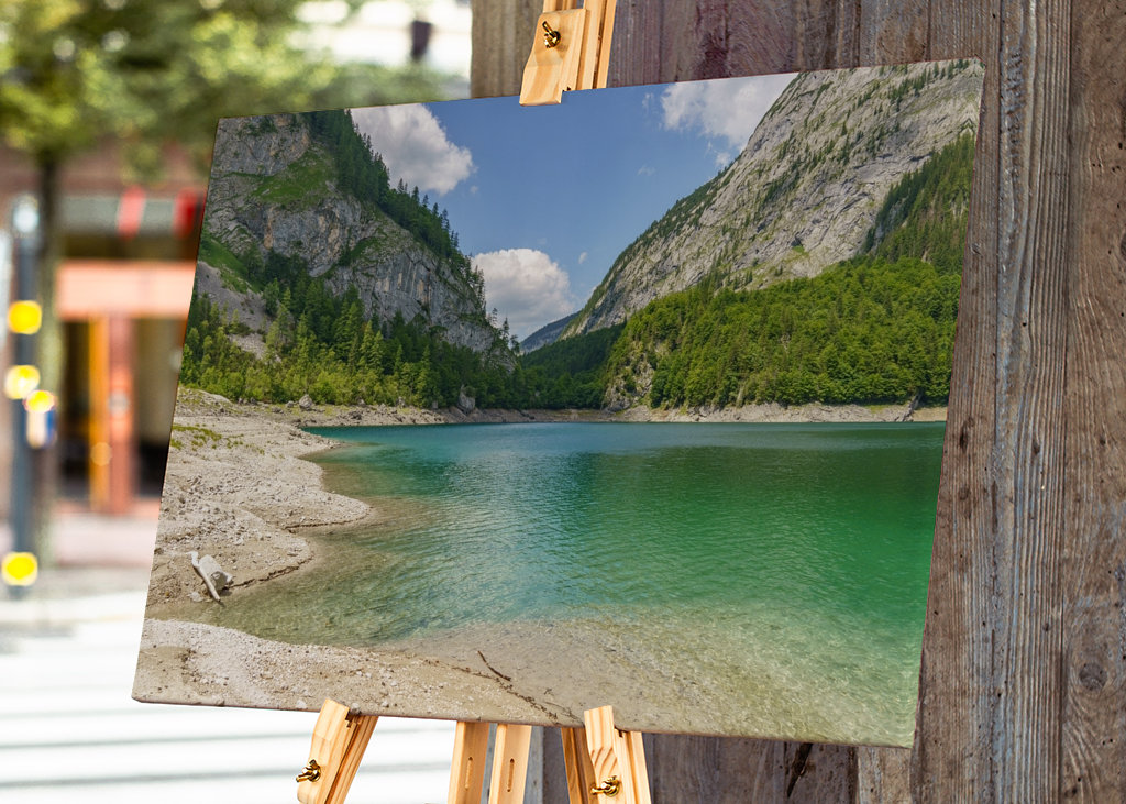 lake in the mountains