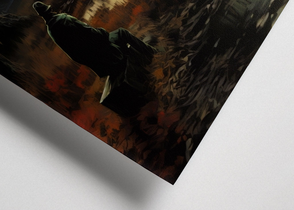 Osamělý muž se dívá na řeku