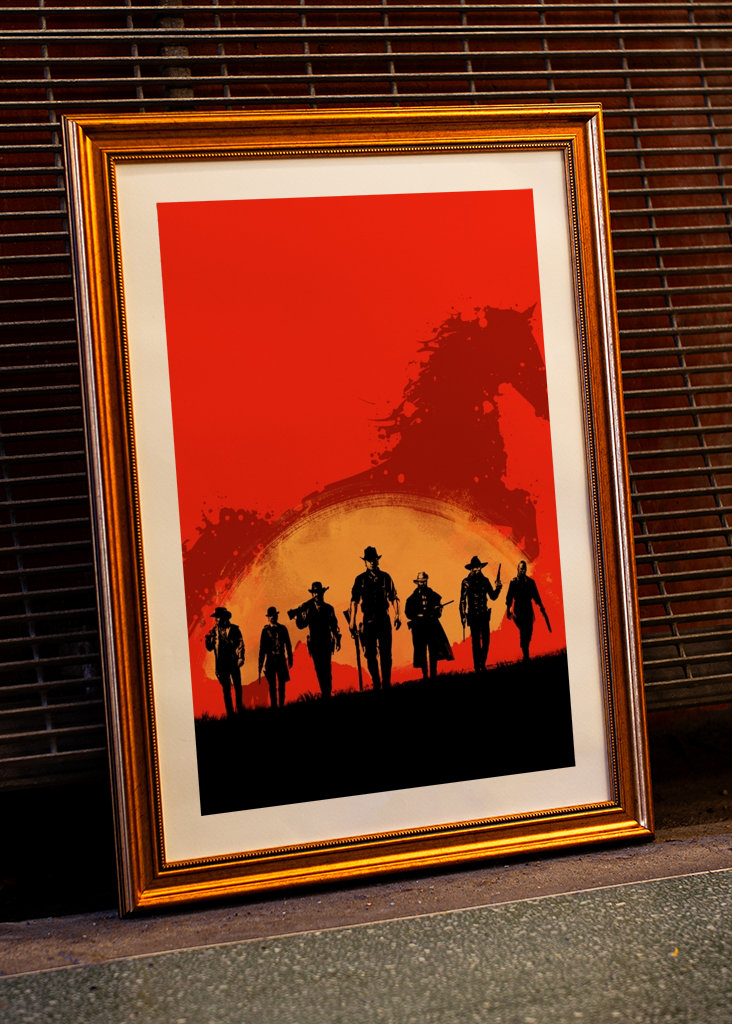 Red Dead Redemption Silhouette