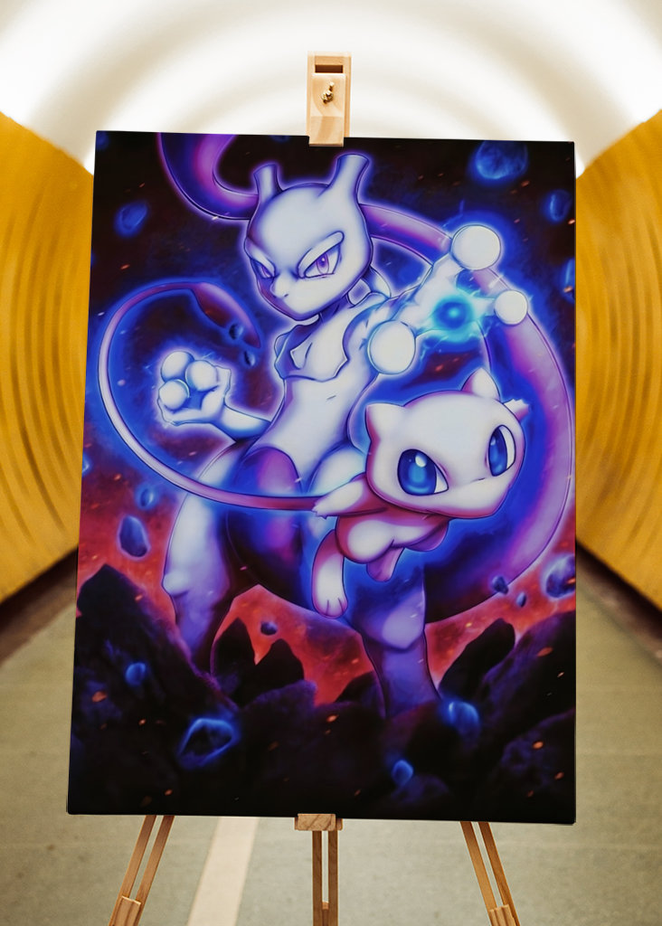 Mew und Mewtu - Pokémon