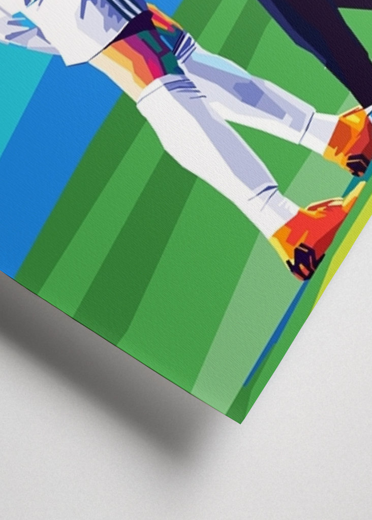 C Ronaldo a Neymar Pop Art