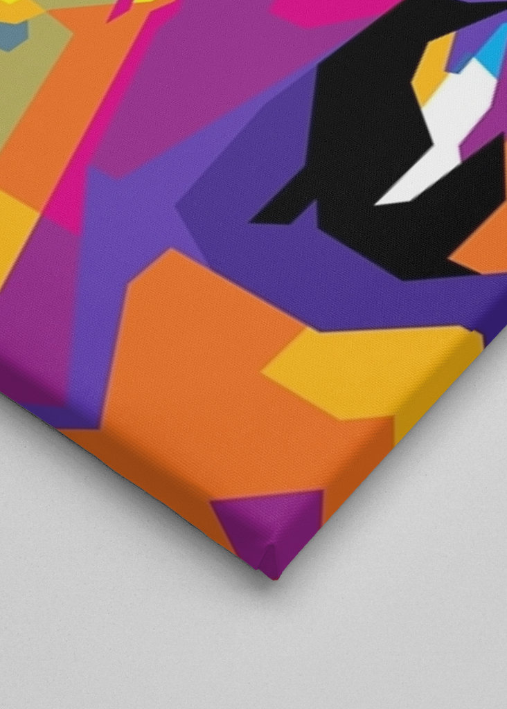 Billie Eilish im WPAP-Stil