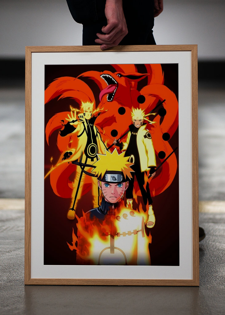 Naruto Uzumaki kyubi mode 
