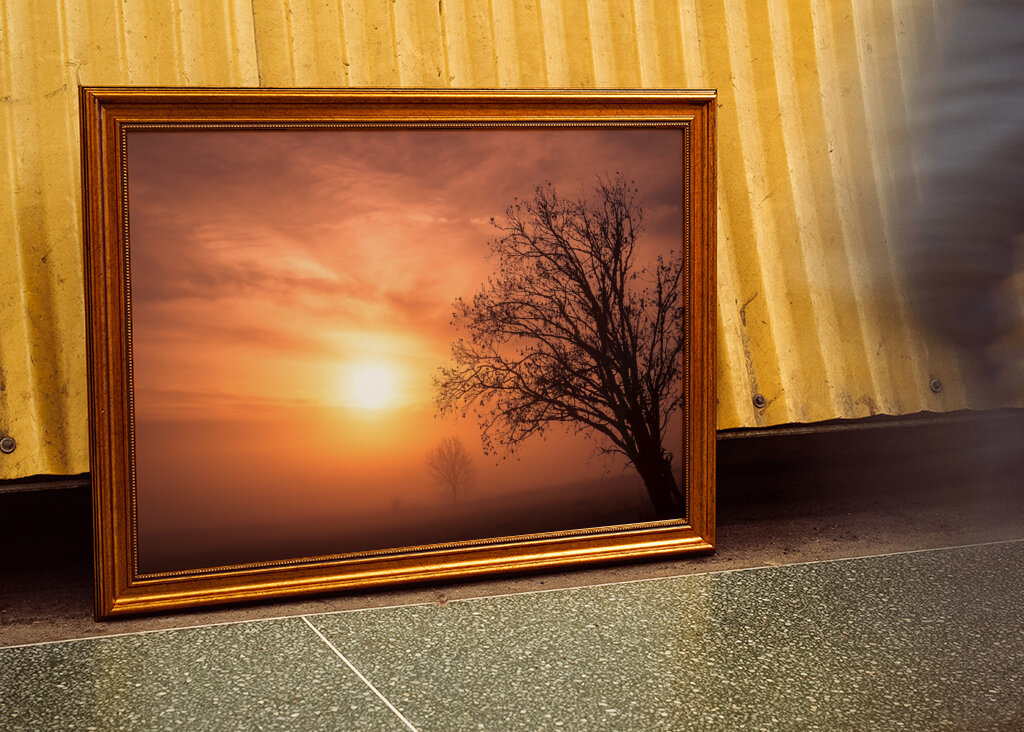 Vetrom ošľahaný strom