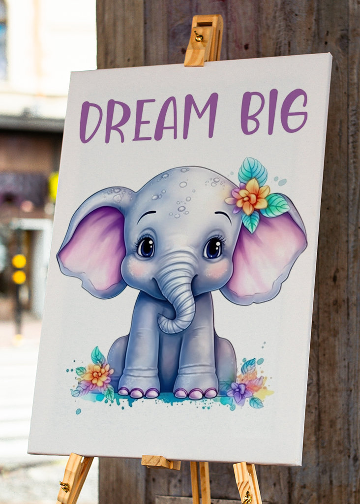 Dream Big cute Baby Elephant