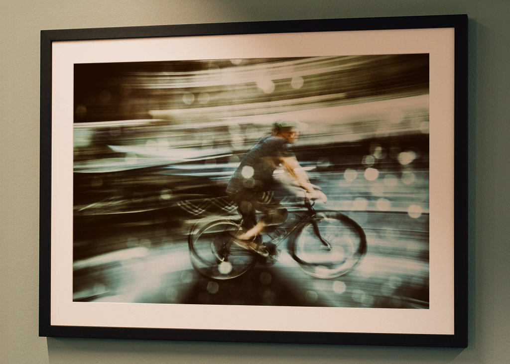 Cyklist in Brooklyn, New York 