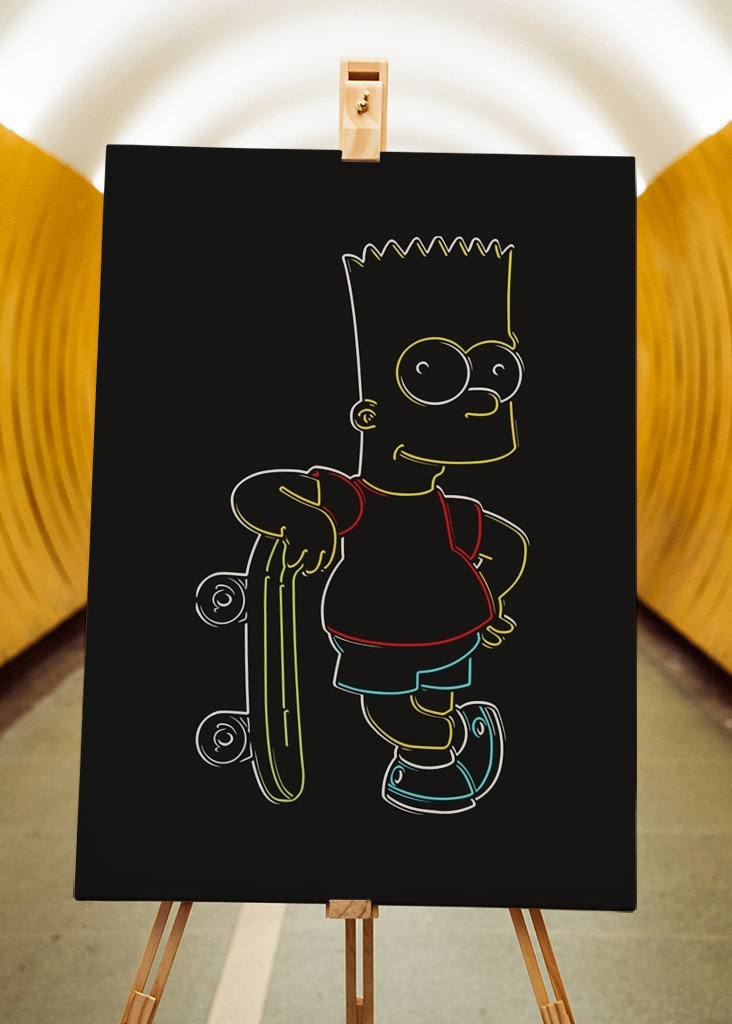 cartoon strip pop art