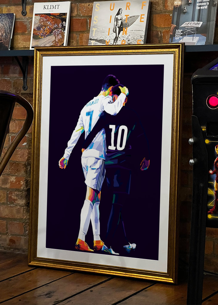 C.Ronaldo n Neymar Pop Art