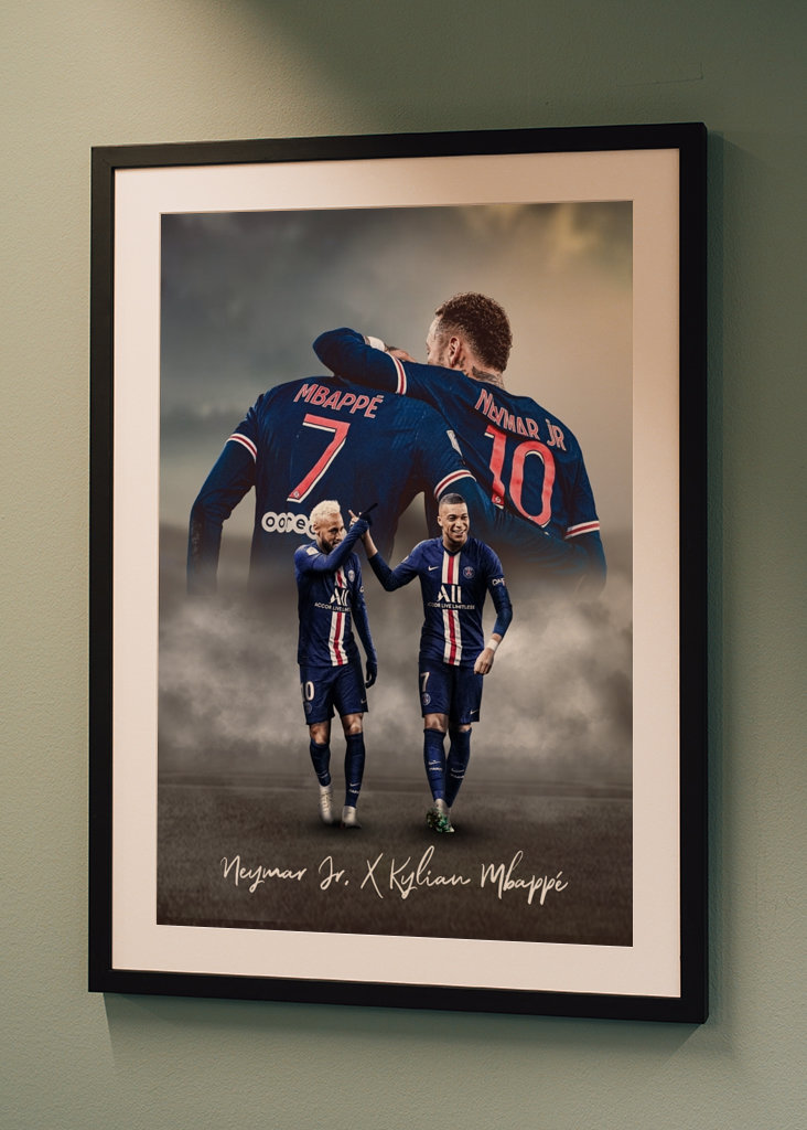 Kylian Mbappé og Neymar Jr.