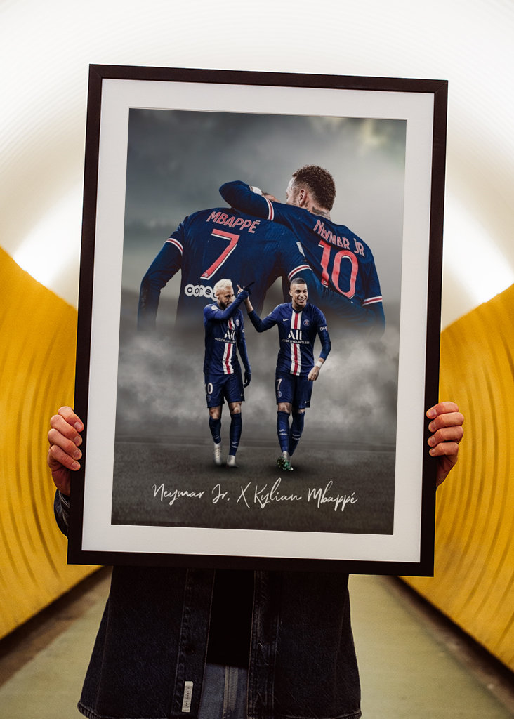 Kylian Mbappé og Neymar Jr.