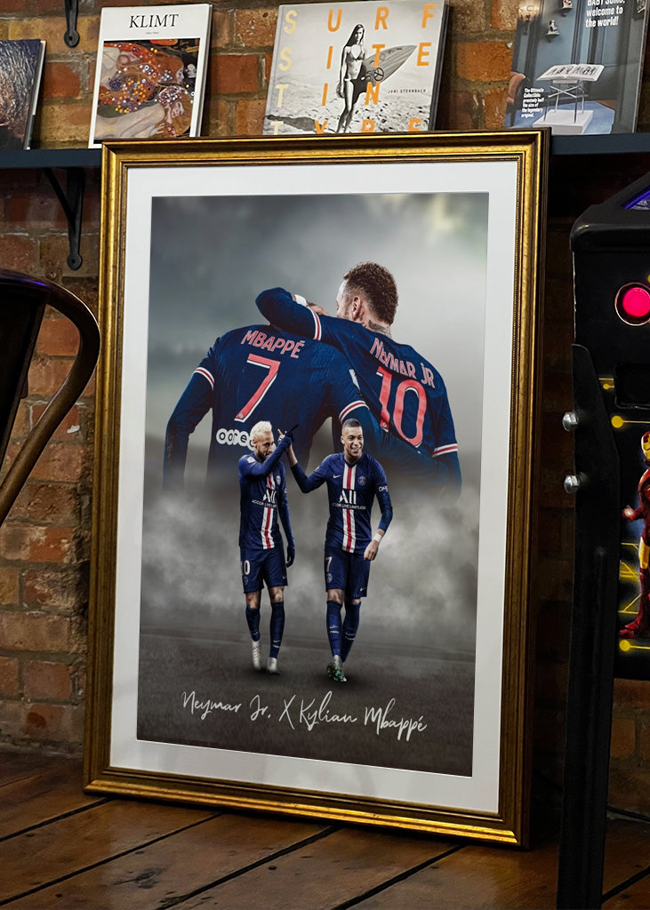 Kylian Mbappé og Neymar Jr.