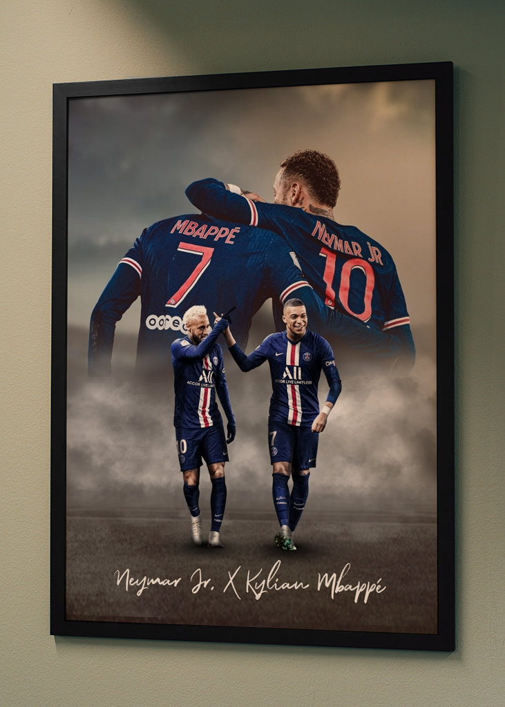 Kylian Mbappé og Neymar Jr.