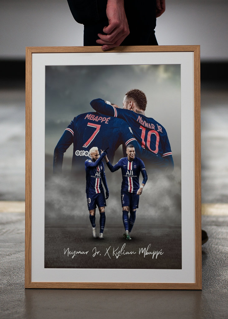 Kylian Mbappé og Neymar Jr.