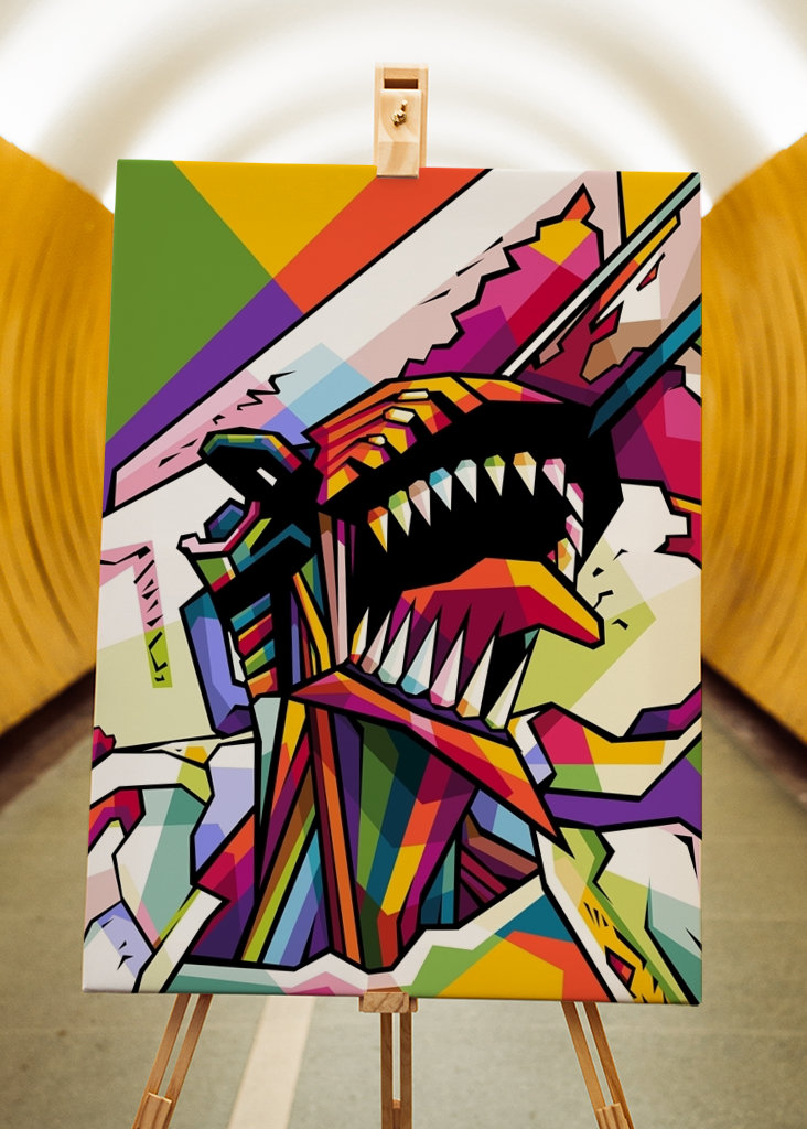 Denji láncfűrészes ember WPAP