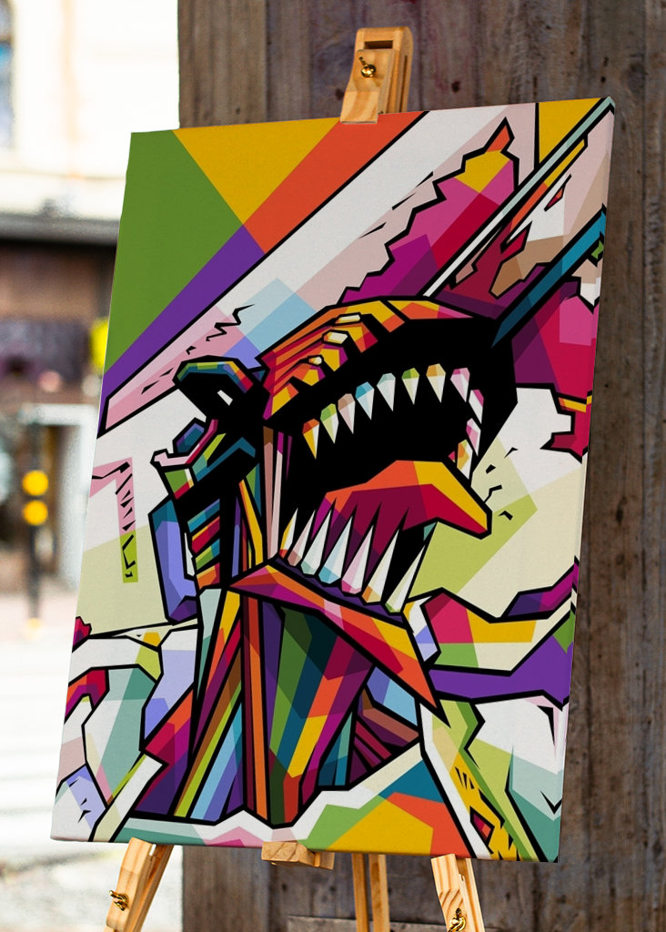 Denji láncfűrészes ember WPAP