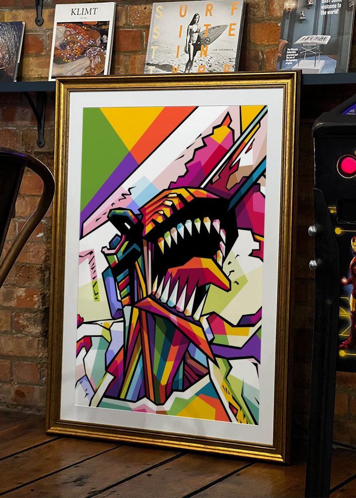 Denji láncfűrészes ember WPAP