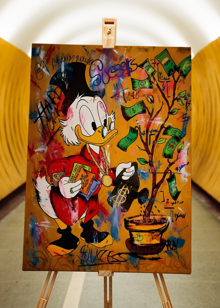 Pop Art Disney Scrooge Duck 