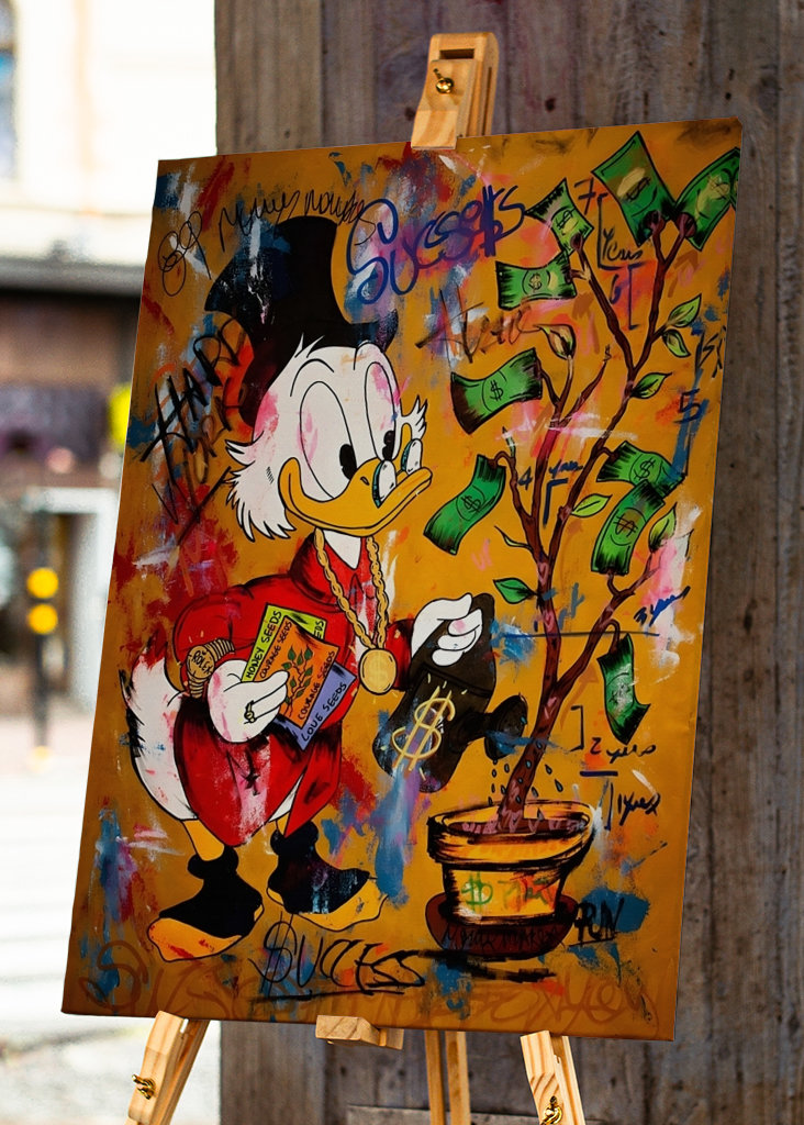 Pop Art Disney Scrooge Duck 