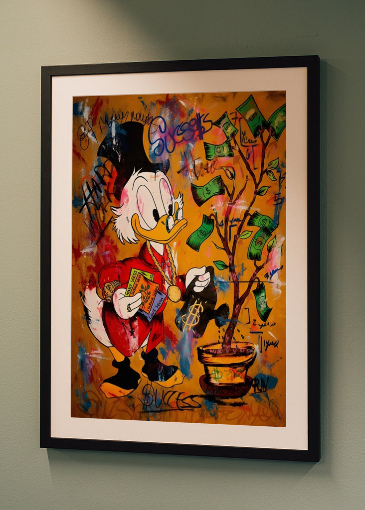 Pop Art Disney Scrooge Duck 