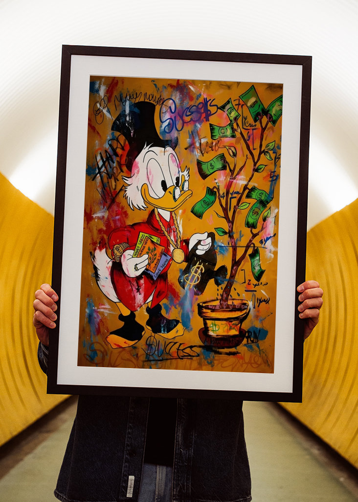 Pop Art Disney Scrooge Duck 