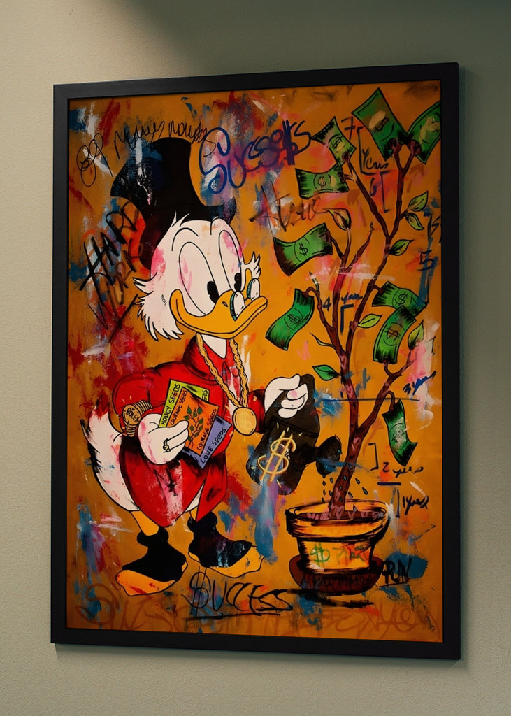 Pop Art Disney Scrooge Duck 