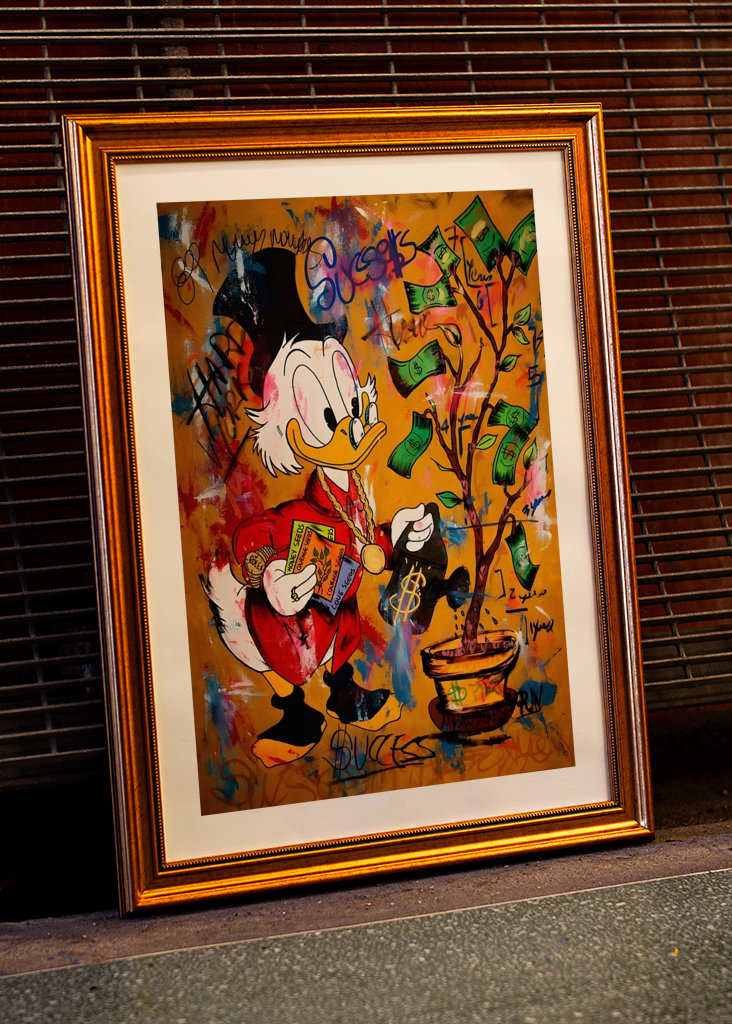 Pop Art Disney Scrooge Duck 