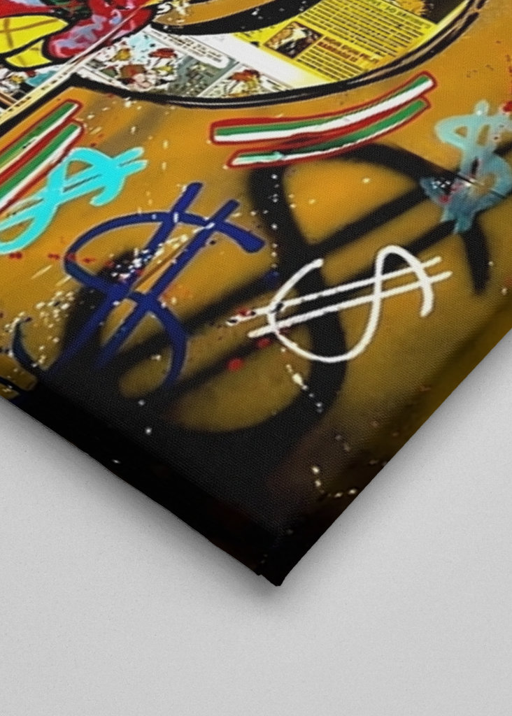 Pato Donald Dinero Dólar Arte