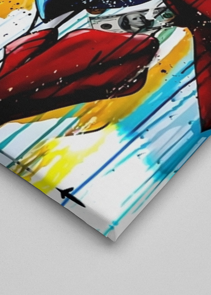 Donald Duck Superhero Art