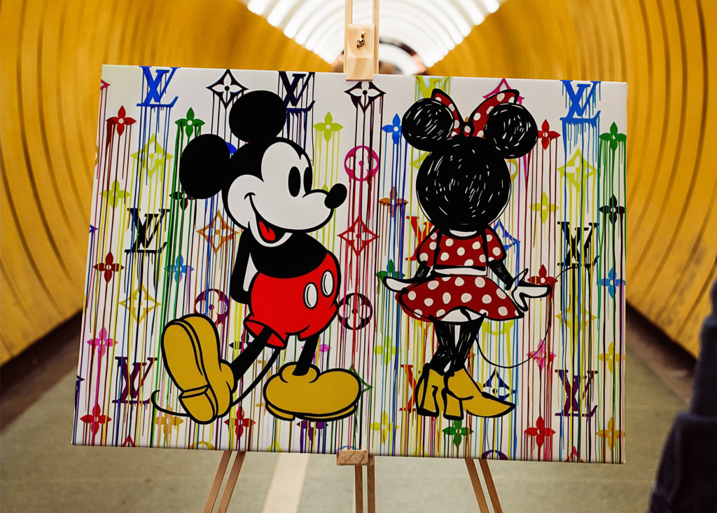 Pop Art Mickey egér művészet