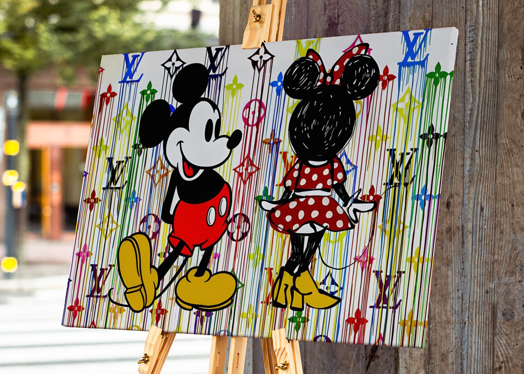 Pop Art Mickey egér művészet