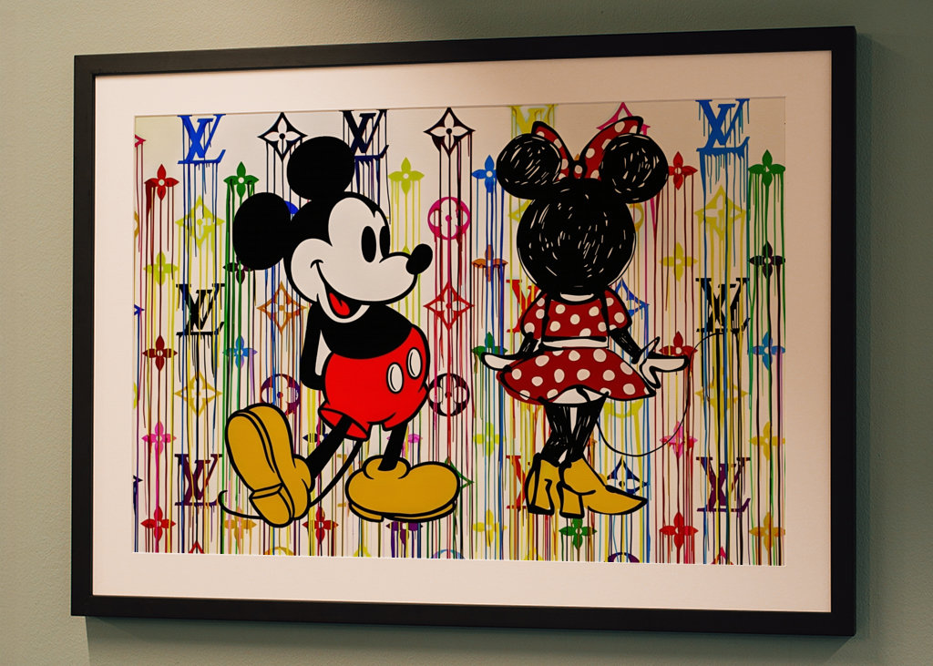 Pop Art Mickey egér művészet