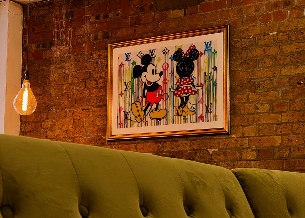 Pop Art Mickey egér művészet