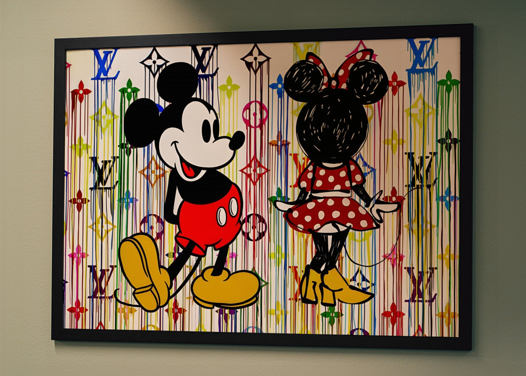Pop Art Mickey egér művészet