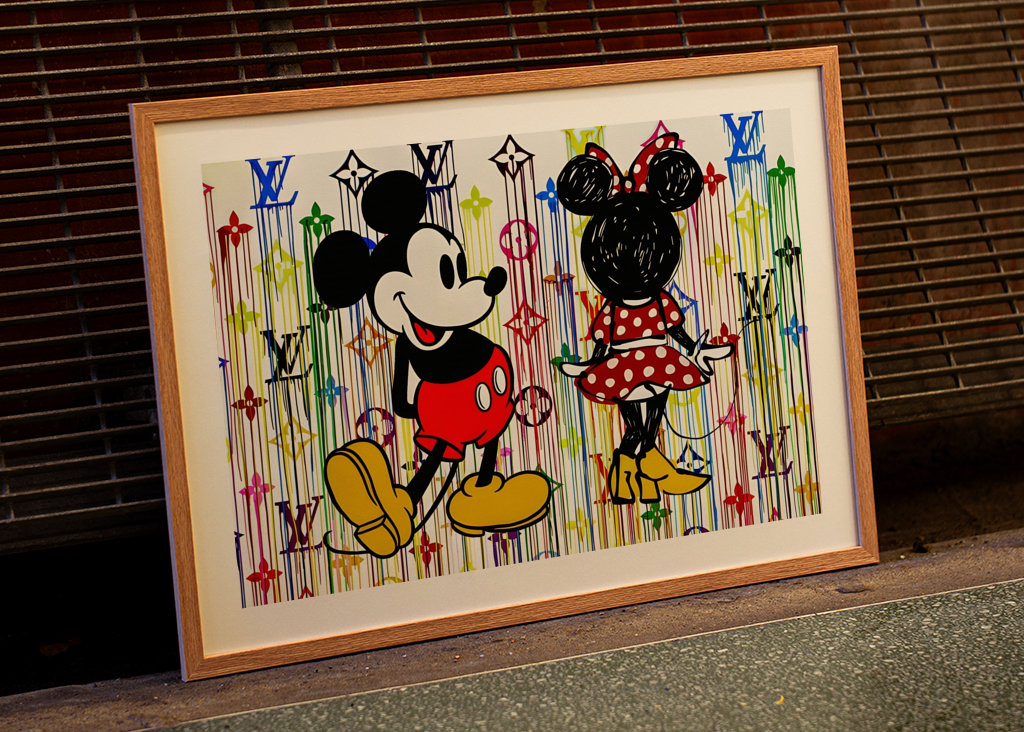 Pop Art Mickey egér művészet